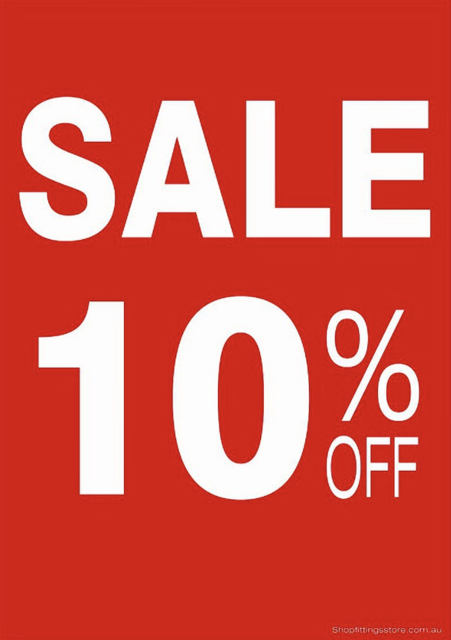 10% off